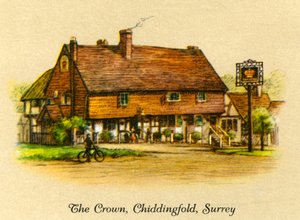 The Crown, Chiddingfold, Surrey, 1936. af Unbekannt