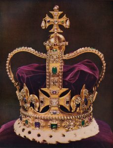 The Crown of England, St Edwards Crown, c1937 af Unbekannt