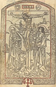 Korsfæstelsen, ca. 1485. af Unbekannt