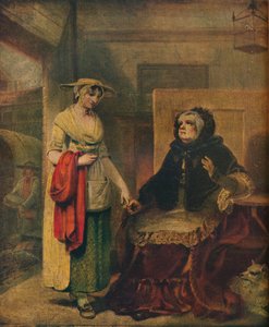 Døtrenes afgang, 1700-tallet, 1921 af Unbekannt