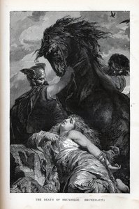 Brunhildes død, Brunehaut, 1882 af Unbekannt