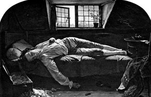 Chattertons død, 1856 1900 af Unbekannt