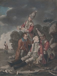 General Wolfes død i Quebec september 1759, 10 oktober 1779. af Unbekannt