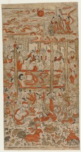 Buddhas død, ca. 1710