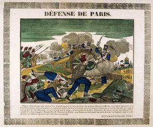 Forsvaret af Paris, 1814, 1800-tallet af Unbekannt