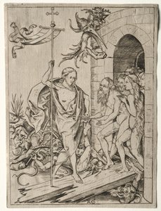 Nedstigningen til Limbo, 1400-tallet. af Unbekannt