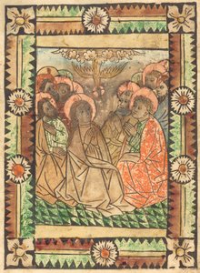 Helligåndens nedstigning, ca. 1450. af Unbekannt