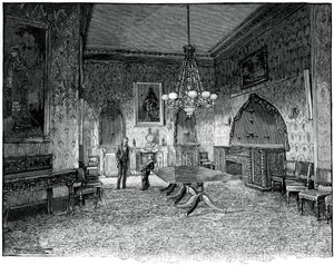 The Dining Room, Kilkenny House, Irland, c1800-tallet af Unbekannt