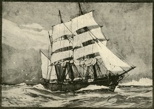 Opdagelsen under fuld sejl, 1901. af Unbekannt