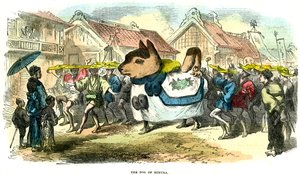 The Dog of Himura, Japan, 1872 af Unbekannt