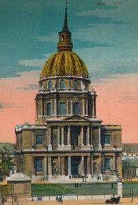The Dome of Les Invalides, Paris, c1920 af Unbekannt