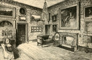 Tegnestuen i Abbotsford, 1882. af Unbekannt
