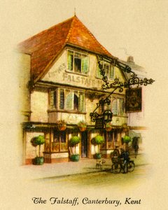 The Falstaff, Canterbury, Kent, 1936. af Unbekannt