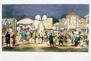 Lygternes festival, Kina, 1824-1827 af Unbekannt