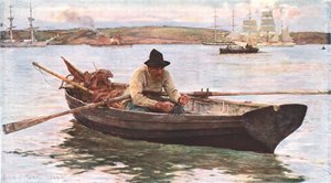 Fiskeren, c1902. af Unbekannt