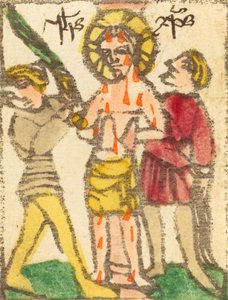 The flagellation, 14251450. af Unbekannt