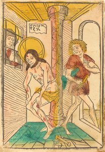 Flageleringen i Marias nærvær, 14651475. af Unbekannt