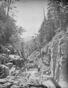 The Flume, Franconia White Mountains, N.H., c1897. af Unbekannt