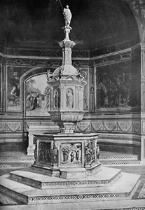 Fonten i San Giovanni-kirken, Siena, 1903 af Unbekannt
