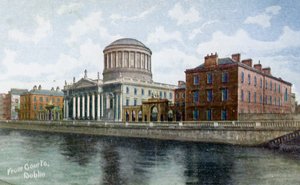 The Four Courts, Dublin, Irland, c1900-c1920s af Unbekannt