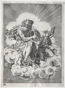 De fire evangelister: St. Matthæus, ca. 1518. af Unbekannt