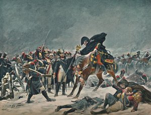 Den fjortende linje ved Eylau, februar 1807, 1896. af Unbekannt