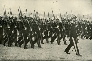 Den franske hærofficer i færd, 1919. af Unbekannt