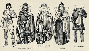 The Gallery of British Costume: How The People Dressed in Anglo-Saxon Times, c1934 af Unbekannt