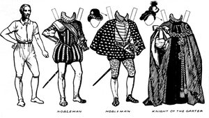The Gallery of Historic Costume: Nogle af kjolerne båret i Elizabeths regeringstid, c1934 af Unbekannt
