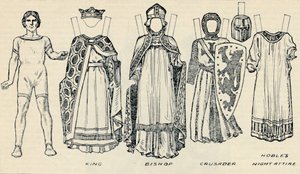 The Gallery of Historic Costume: The Dresses Worn in the Days of Richard I, c1934 af Unbekannt