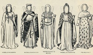 The Gallery of Historic Costume: The Dresses Worn in the Days of Richard I, c1934 af Unbekannt