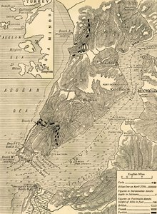 Gallipoli-kampagnen, Første Verdenskrig, 1915, c1920. af Unbekannt