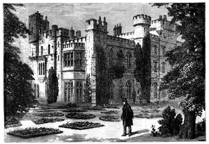 The Garden, Hawarden Castle, Flintshire, Wales, 1800-tallet af Unbekannt
