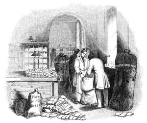 The General Post-Office, Packing the Indian Mail, 1844. af Unbekannt