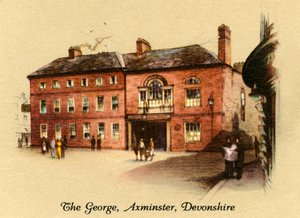 The George, Axminster, Devonshire, 1936. af Unbekannt