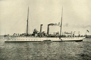 Den tyske kanonbådspanter, 1919. af Unbekannt