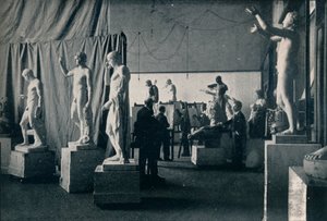 Glasgow School of Art, The Antique Room, c1900 af Unbekannt