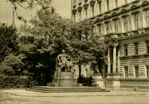 Goethe-monumentet, Wien, Østrig, c1935. af Unbekannt