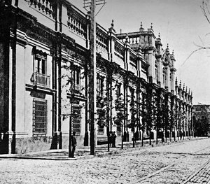 Regeringspaladset, Santiago, 1911 af Unbekannt