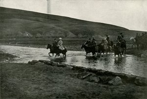 Storhertug Michael og hans stab, 1919. af Unbekannt