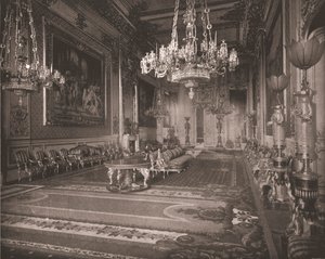 The Grand Reception Room, Windsor Castle, Berkshire, 1894. af Unbekannt