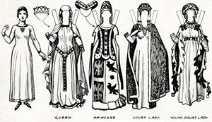 The Great Gallery of British Costume: Dress Worn In Edward The Thirds Reign, c1934 af Unbekannt