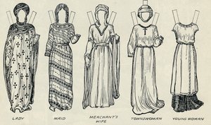 The Great Gallery of British Costume: Varied Dresses Worn in Norman Times, c1934 af Unbekannt