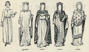 The Great Gallery of British Costume: Varied Dresses Worn in Norman Times, c1934 af Unbekannt