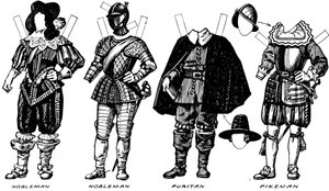 The Great Gallery of Historic Costume: Kjoler båret i James The Firsts Reign, c1934 af Unbekannt