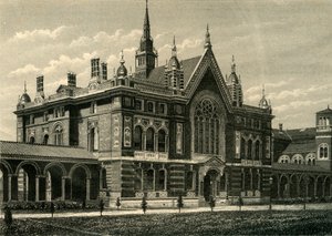 The Great Hall, Dulwich College, c1878. af Unbekannt