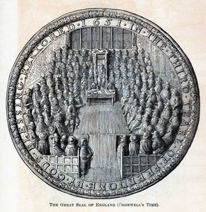 The Great Seal of England Cromwells Time, 1882 af Unbekannt