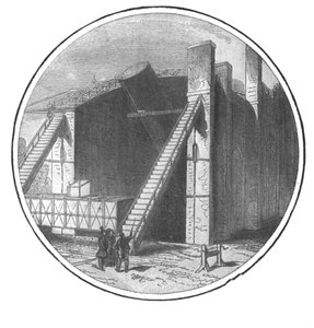 Det store teleskop konstrueret af Lord Rosse, 1828-1845, 1901. af Unbekannt