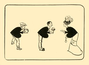 The Greeting on the Three of Spades, 1910. af Unbekannt