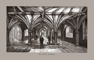 The Guild-Hall Crypt, 1886. af Unbekannt